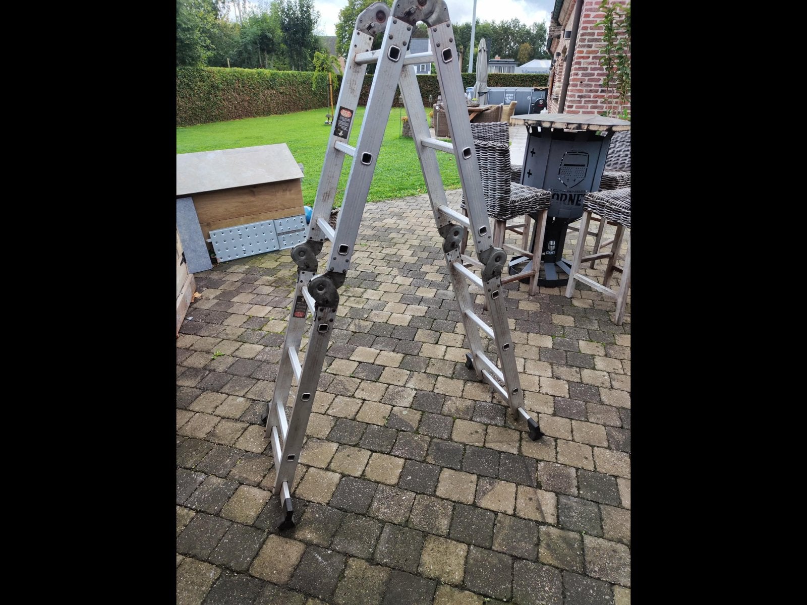 Plooiladder, Doe-het-zelf en Bouw, Ophalen, Zo goed als nieuw