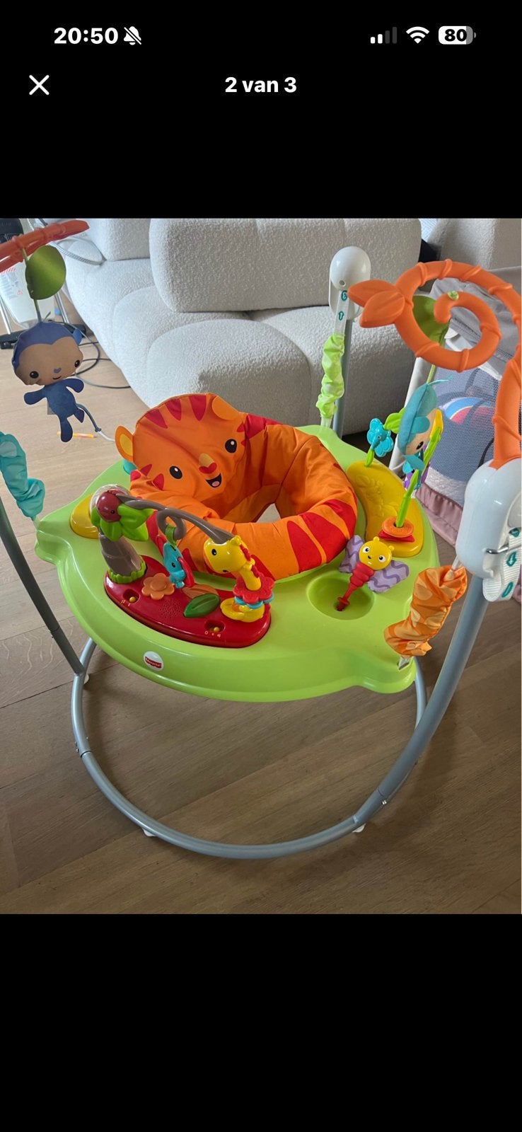 baby jumper, Ophalen, Zo goed als nieuw