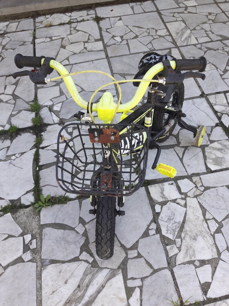 kinderfiets, Fietsen en Brommers, Fietsen | Kinderfietsjes, Ophalen, Gebruikt, Zijwieltjes