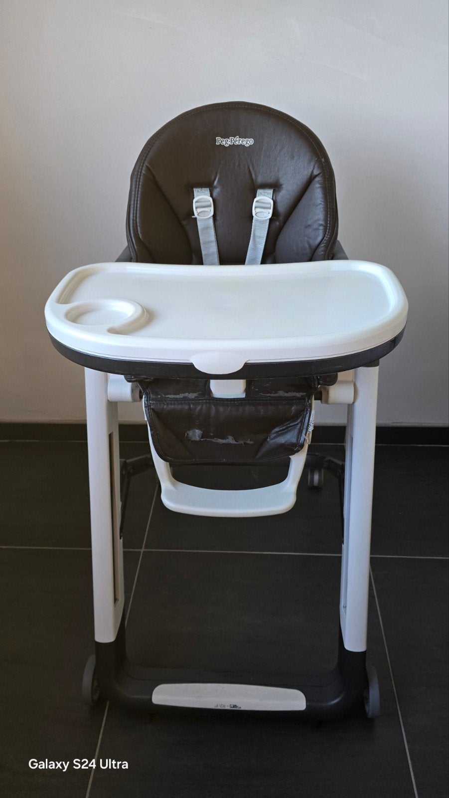 Peg Perego siesta eetstoel, Ophalen, Gebruikt, Meegroeistoel, Aanschuifbaar