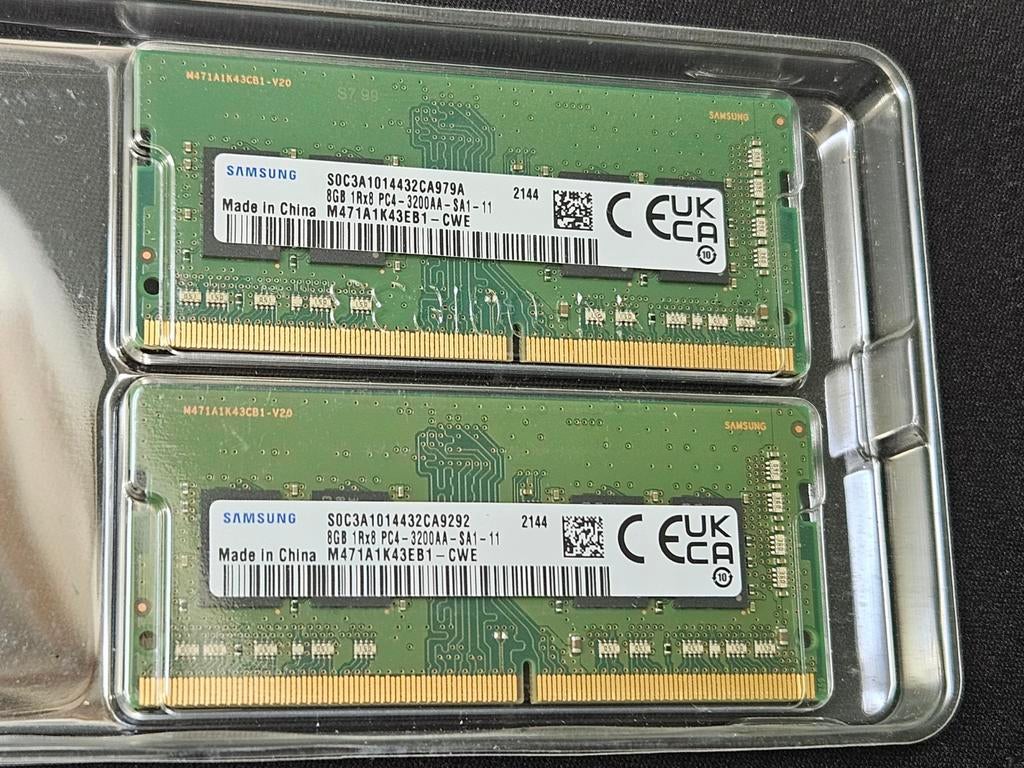 Samsung RAM DDR4 SODIMM 16Gb (28Gb) 3200Mhz, Enlèvement ou Envoi, DDR4, Comme neuf, Laptop