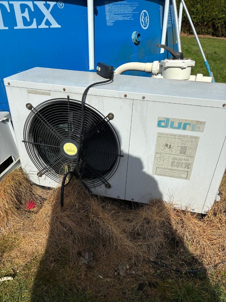 Duratech Zwembad Warmtepomp - 7 kW (24.000 l/u), Ophalen, Gebruikt, Verwarming
