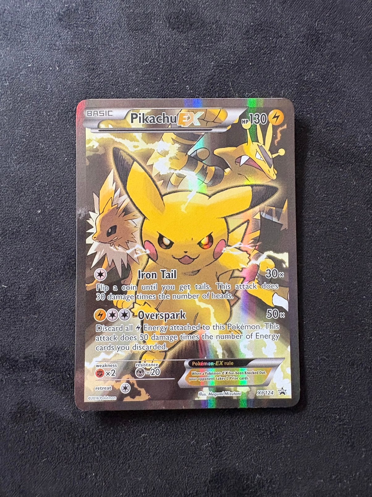 Pikachu 124, Ophalen of Verzenden, Zo goed als nieuw