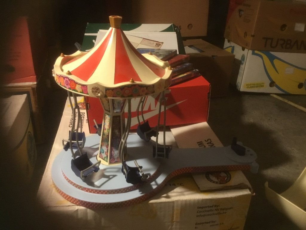 Playmobil zweefmolen, Ophalen