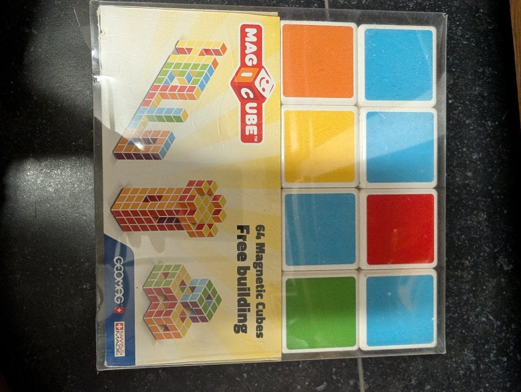 Magicube geomag magnetische bouwblokken, Kinderen en Baby's, Ophalen of Verzenden, Zo goed als nieuw