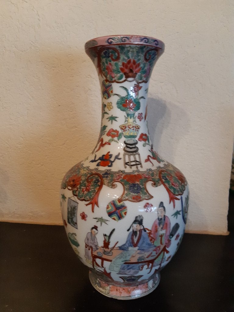 Chinese vaas, Ophalen
