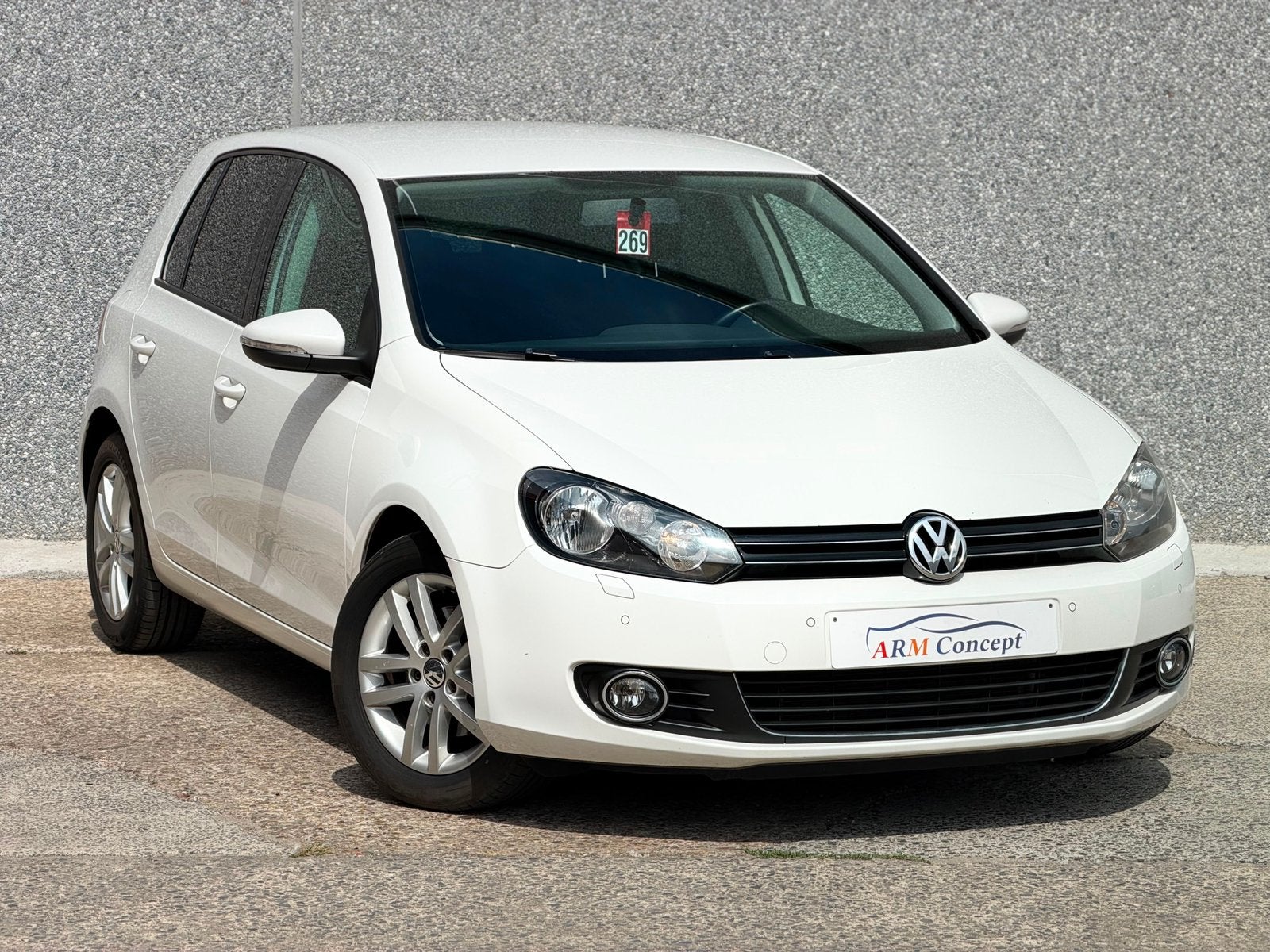 Vw golf 6 1.4 TSI Highline 08/2011 GARANTIE 12 mois, Auto's, Volkswagen, Euro 5, Zwart, Alcantara, Wit