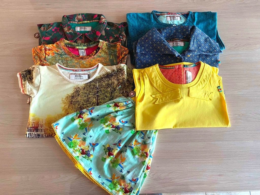 Pakket kledij - 4FF (4 funky flavours) - maat 146/152, Enfants & Bébés, Vêtements enfant | Taille 146, Comme neuf, Fille, Ensemble
