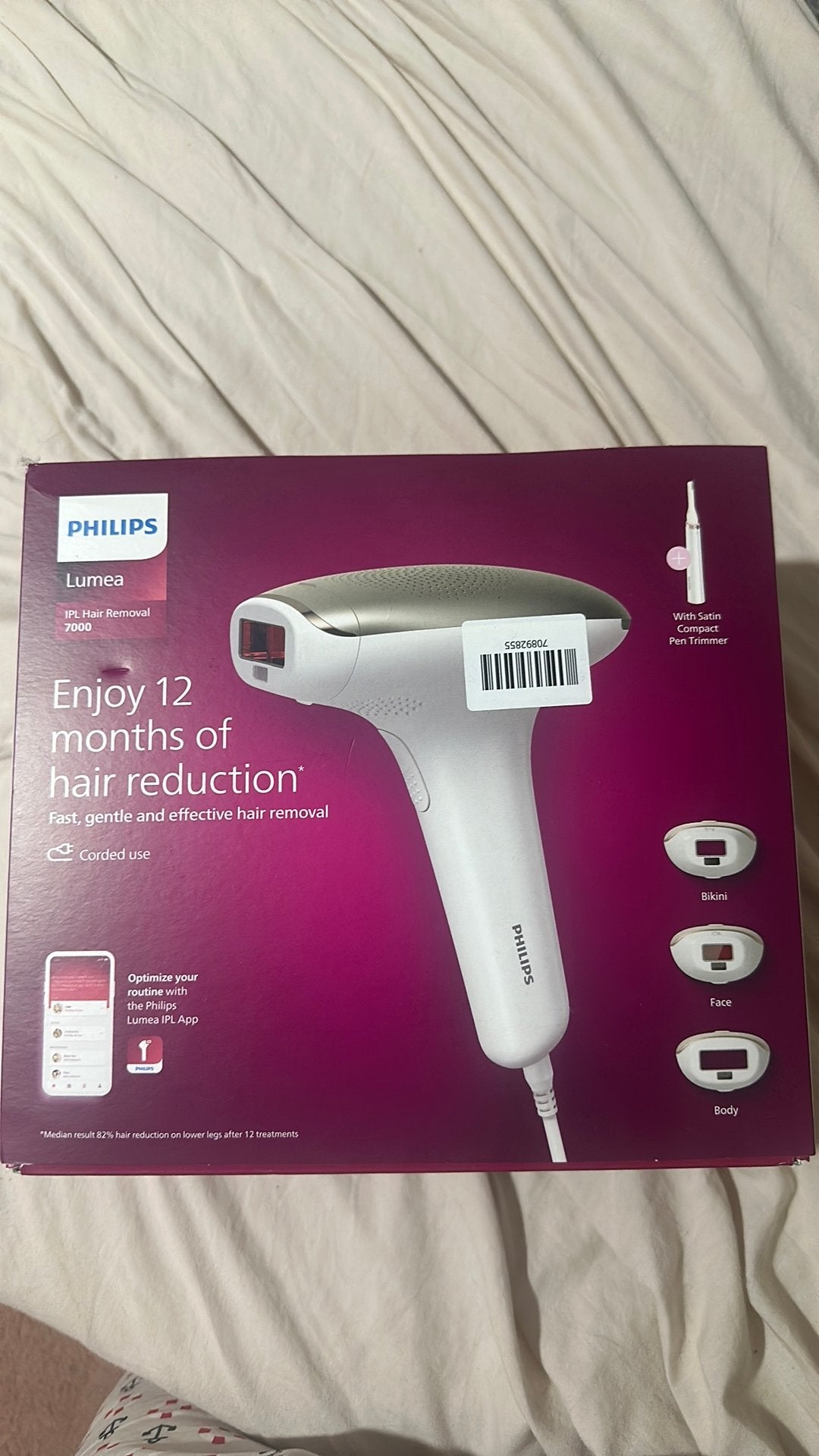 Philips lumea ipl laser hair removal 7000, Ophalen, Zo goed als nieuw