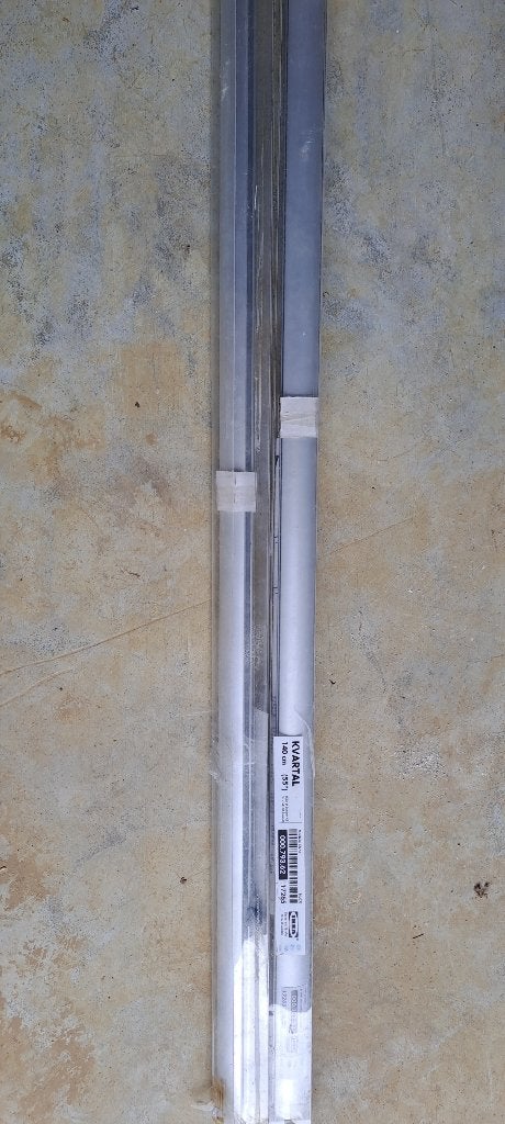 Gordijnrail 140cm kvartal ikea, Huis en Inrichting, IKEA, Ophalen, Nieuw, 140 cm