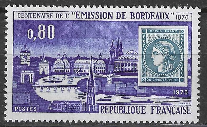 Frankrijk 1970 - Yvert 1659 - Bordeaux (PF), Verzenden, Postfris