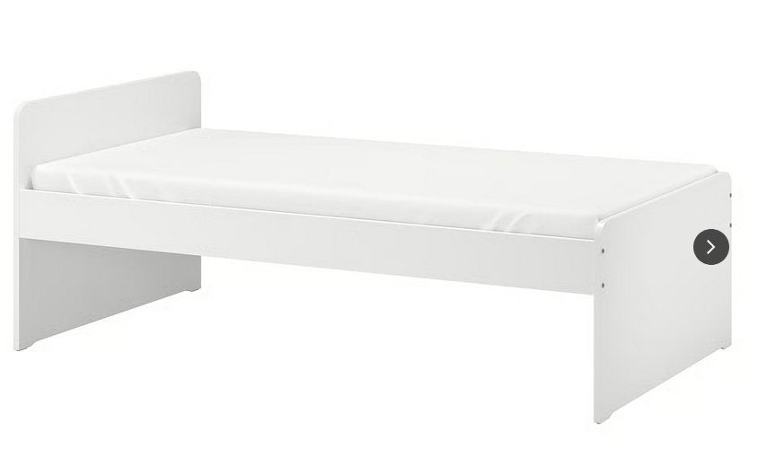 lit IKEA 90x200 presque neuf, Enlèvement, 200 cm, Une personne, Comme neuf