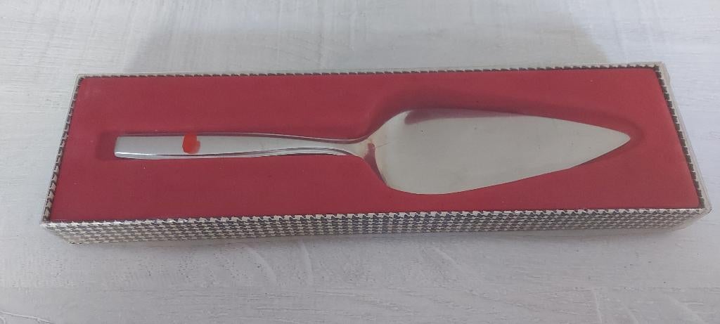 Roestvrijstalen taartvorm in de doos, Huis en Inrichting, Keuken | Bestek, Ophalen, Gebruikt, Inox of Chroom