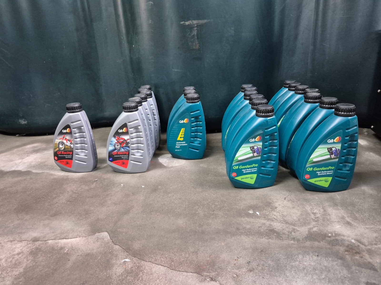 Q8 Racing, GardenPro, 2T olie, 4T motorolie, Transmissieolie, Ophalen