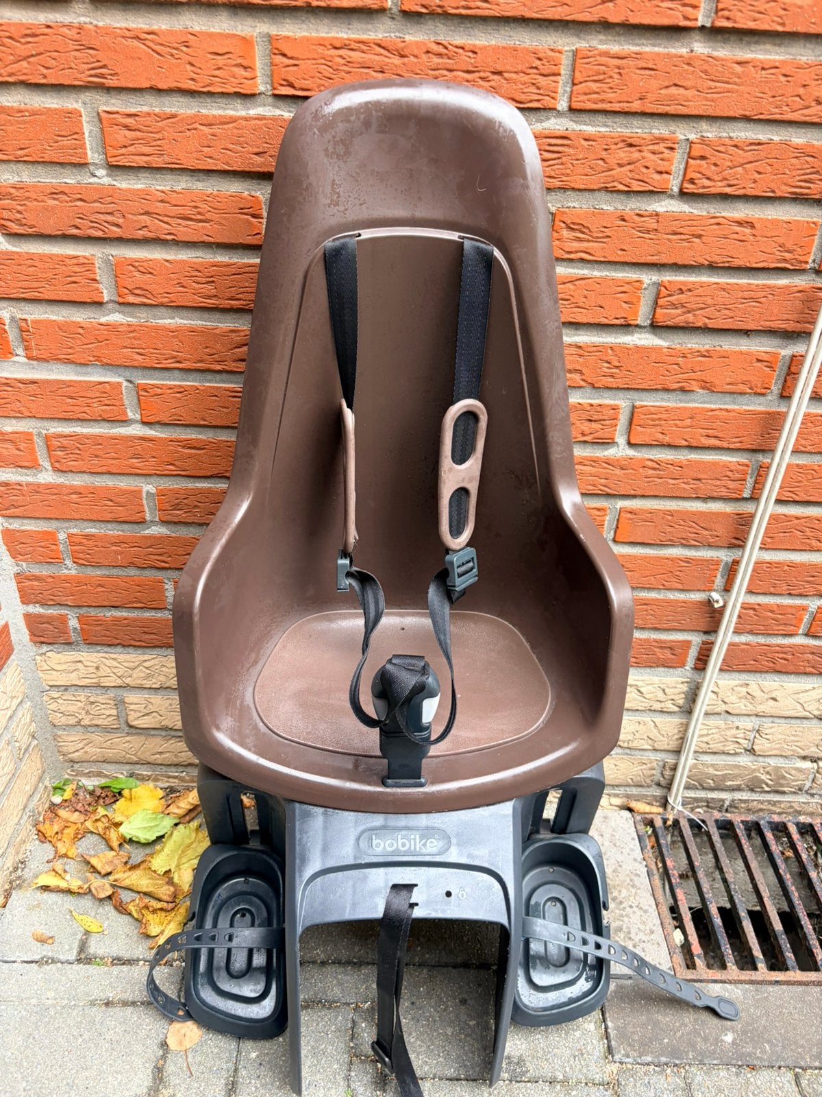 Siège de vélo arrière Bobike One Maxi BD - Coffee Brown, Vélos & Vélomoteurs, Enlèvement, Comme neuf