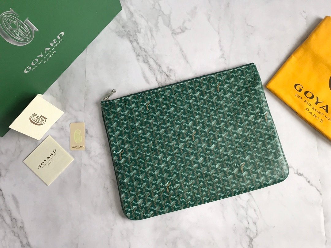 Pochette Goyard Senate M, Enlèvement ou Envoi, Neuf, Vert