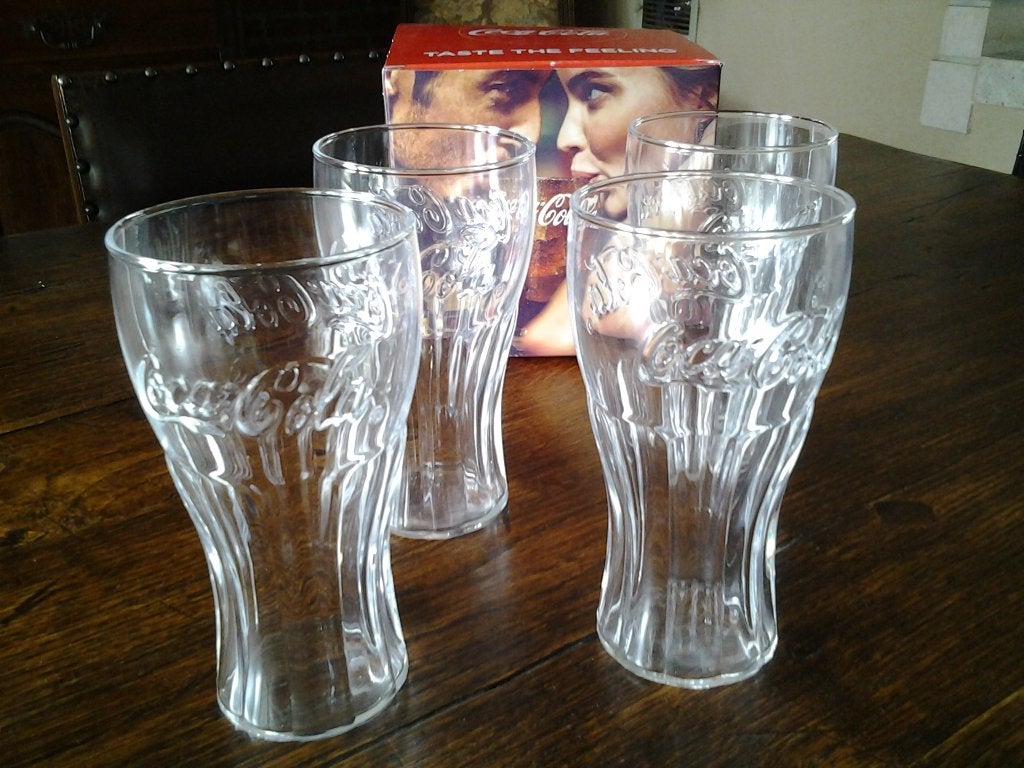 Diverse nieuwe Coca Cola glazen, Verzamelen, Ophalen, Nieuw, Frisdrankglas
