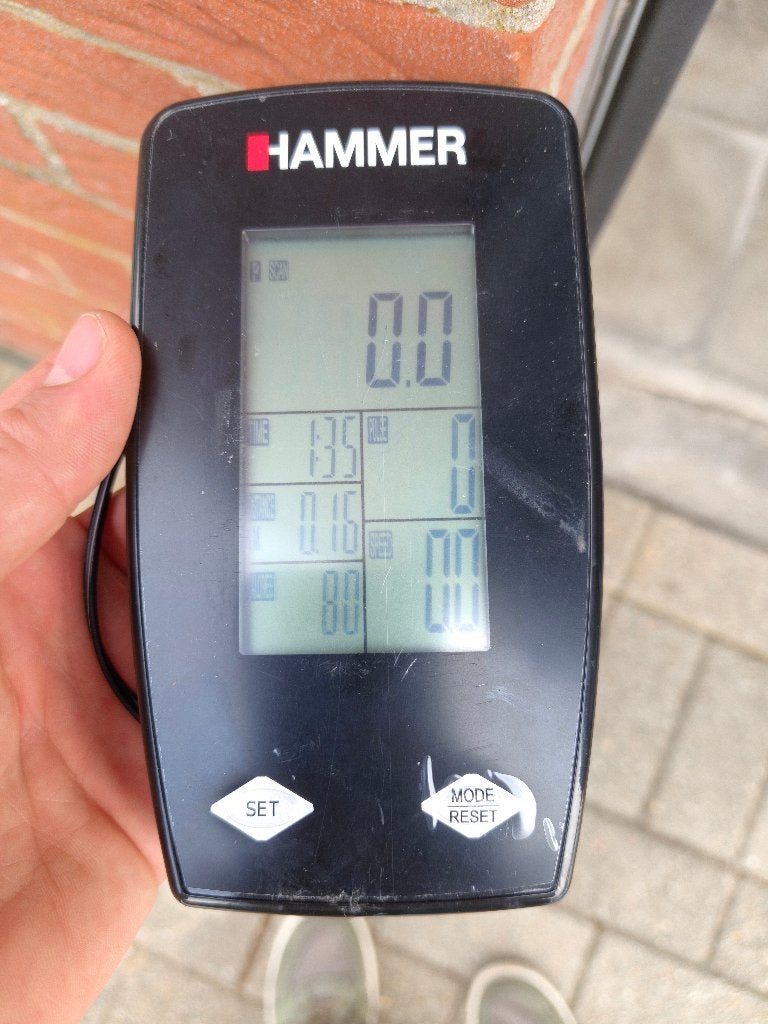 Spinfiets, Sport en Fitness, Fitnessapparatuur, Ophalen, Gebruikt, Metaal, Spinningfiets