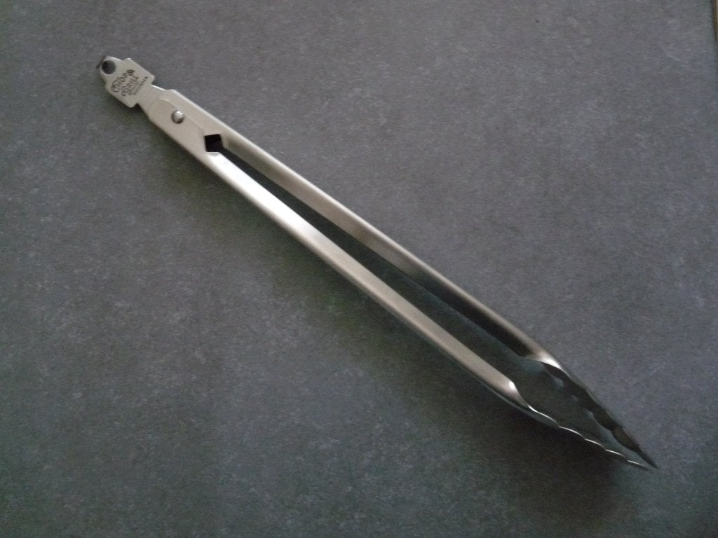 Barbecue tang, Nieuw, Ophalen of Verzenden, Inox of Chroom, Los bestek