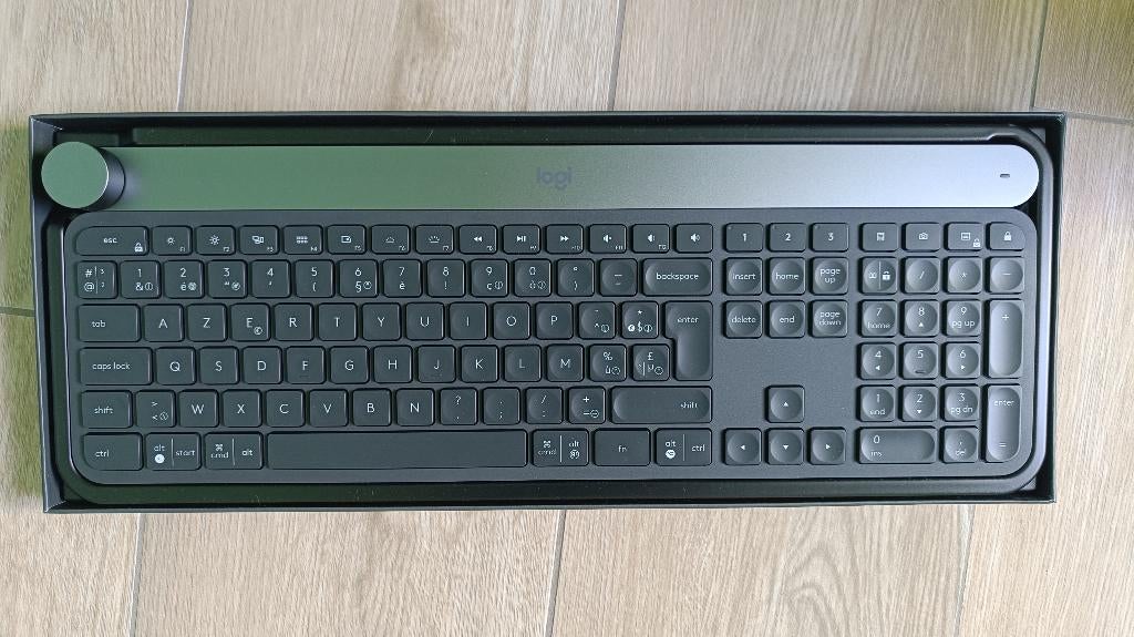 Toetsenbord Logitech Craft Azerty Draadloos, Enlèvement, Neuf