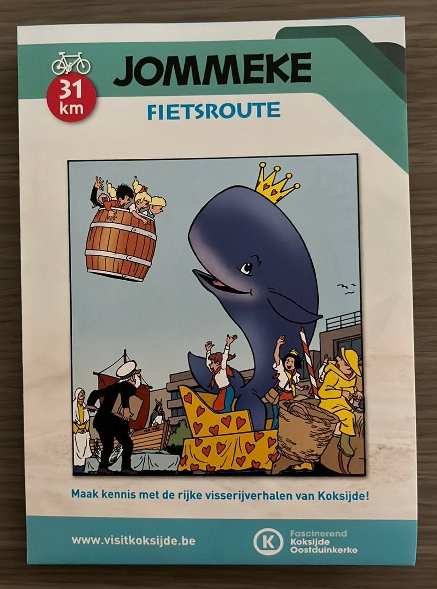 Jommeke fietsroute in en rond Koksijde, Boeken, Ophalen, Nieuw