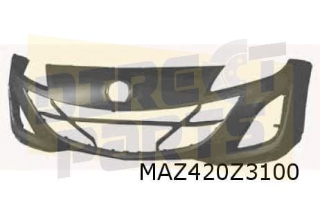 Mazda 3 (5/09- 10/11) voorbumper (versie Sport) (te spuiten), -, -, Nieuw, Mazda