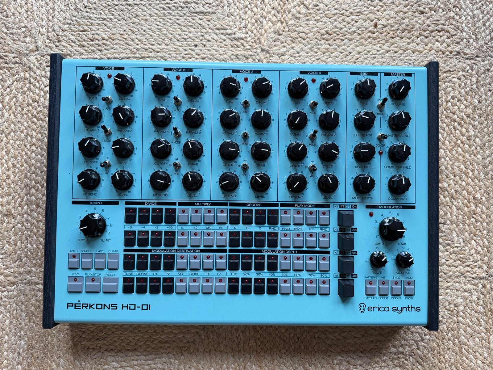 Erica Synths Perkons HD-01 drumcomputer, Muziek en Instrumenten, Ophalen, Zo goed als nieuw