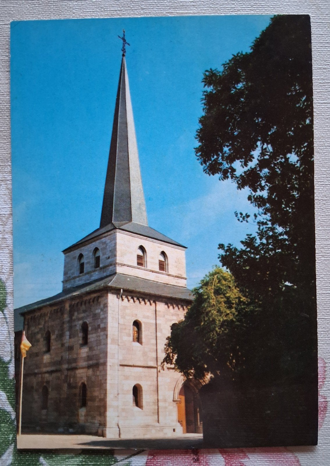 postkaart Romaanse kerk in Aldeneik, Maaseik, Enlèvement ou Envoi