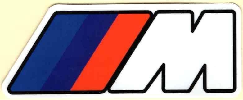 BMW M logo sticker #7, Motos, Envoi