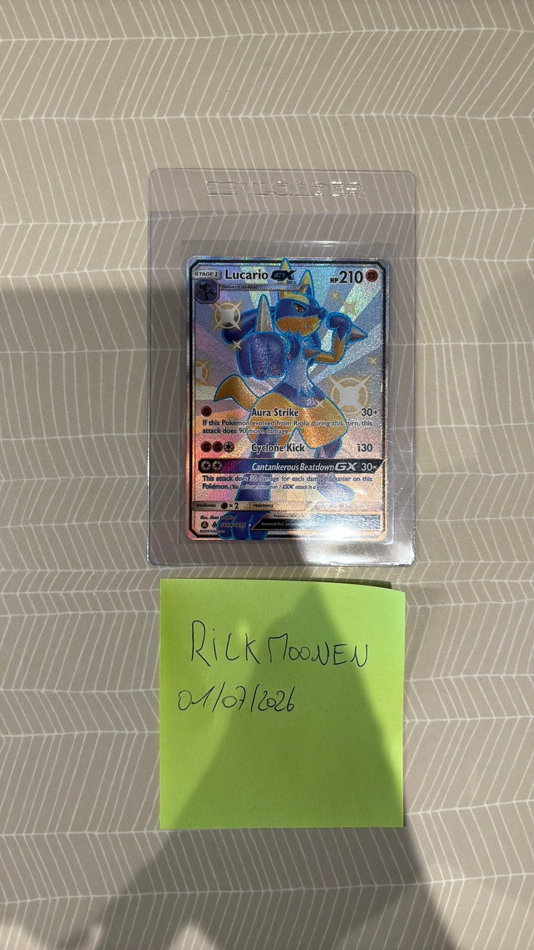 Lucario GX (SV64), Ophalen, Zo goed als nieuw