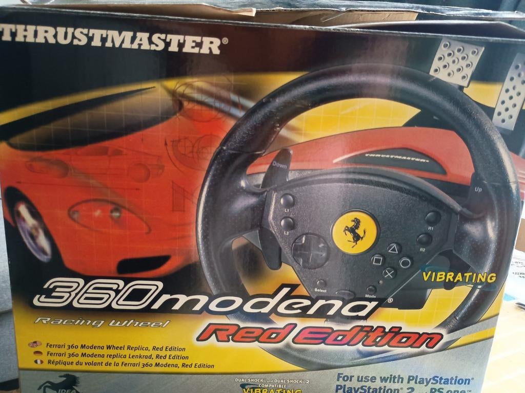 Volant Ferrari 360 Modena Red edition THRUSTMASTER Playstati, Ophalen of Verzenden