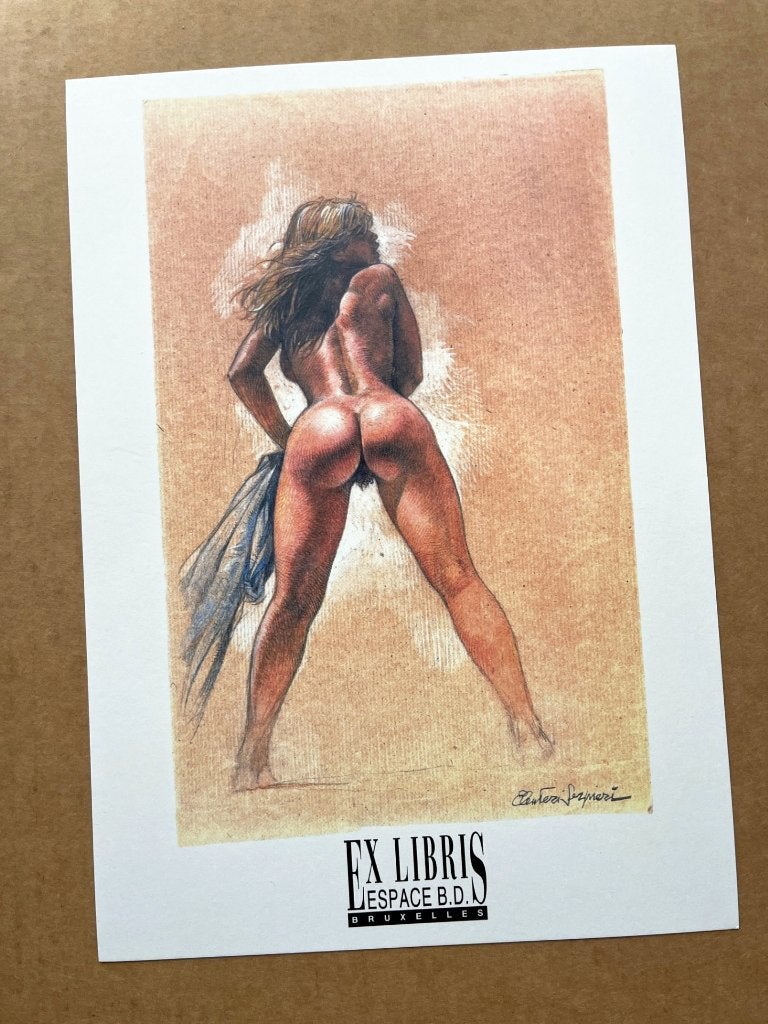 Ex-libris - Druuna - Espace BD - Serpieri, Boeken, Ophalen of Verzenden