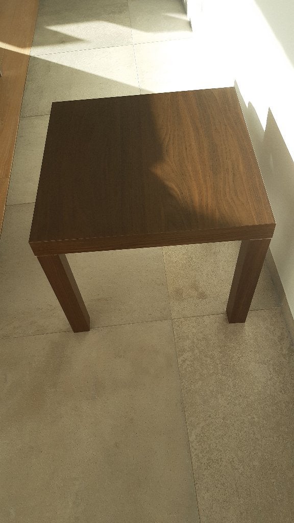 Kleine salontafel Ikea, Ophalen