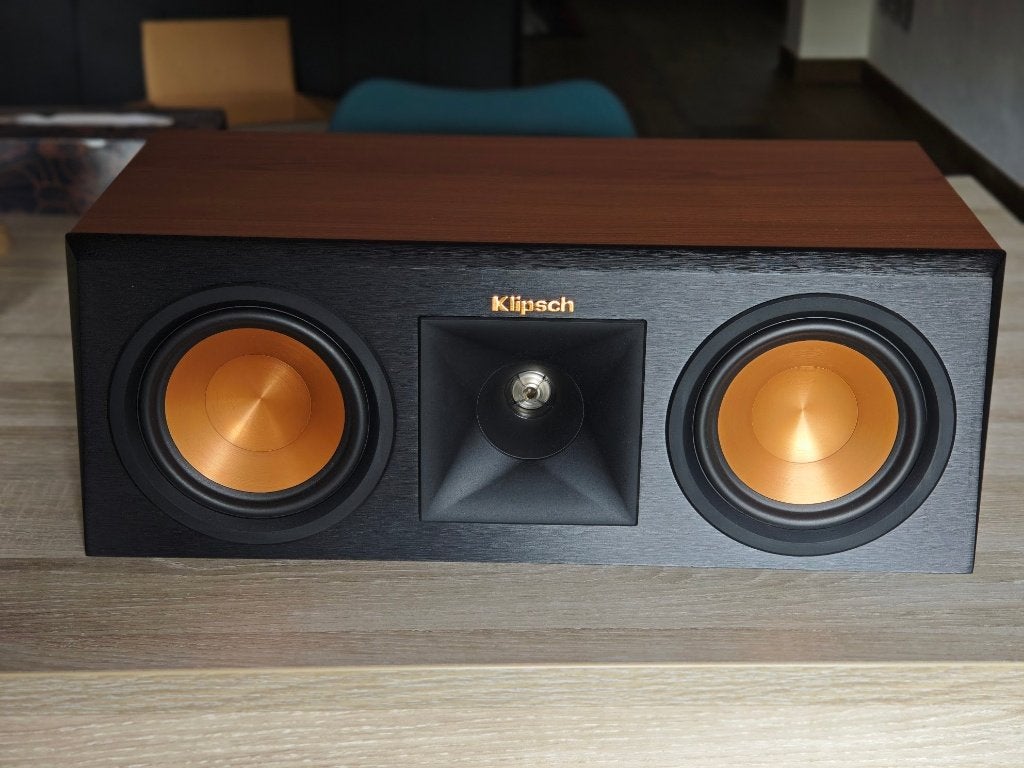 Haut-parleur central Klipsch Reference Premiere RP-250C, Enlèvement ou Envoi, Comme neuf, 120 à 150 watts, Haut-parleur central