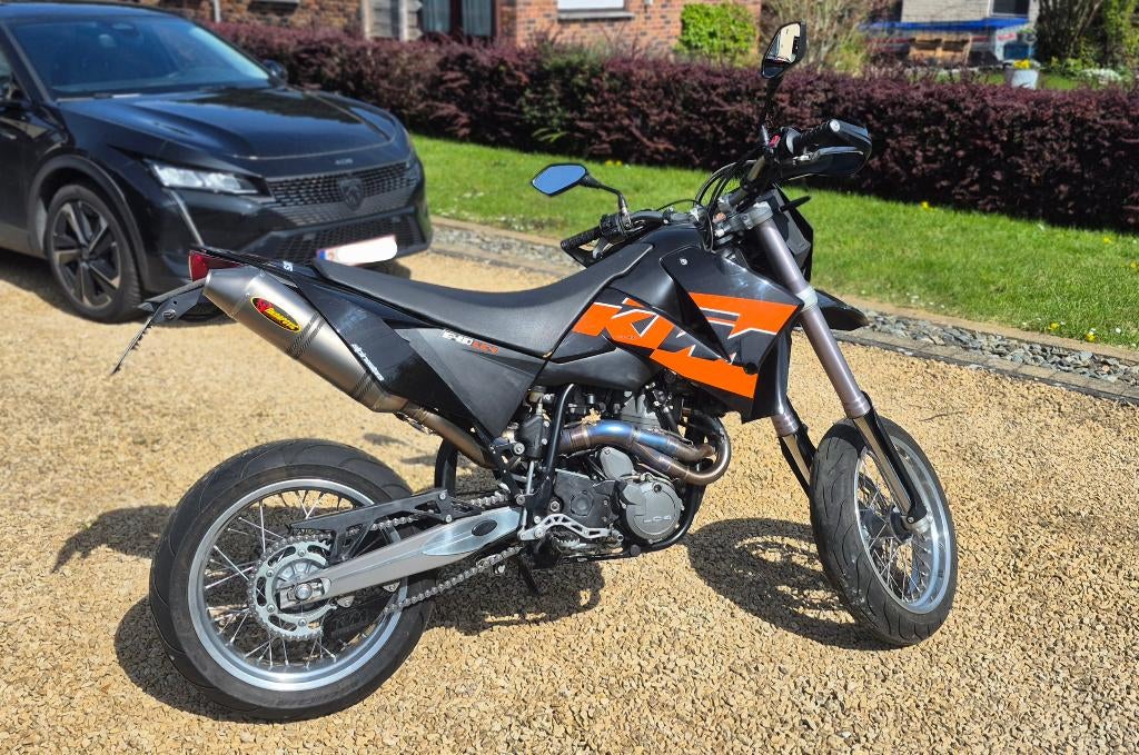 KTM 640 LC4 Supermoto, Motoren, Sportuitlaat, Occasion, Motorrijbewijs A, Particulier
