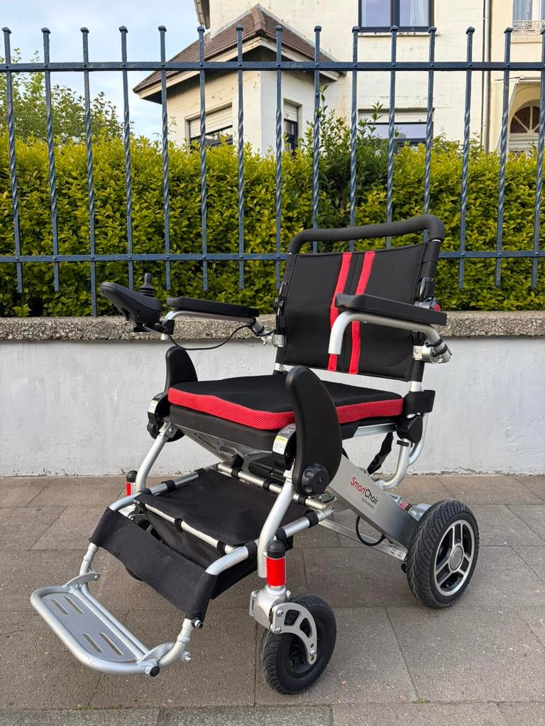 Smart Chair XL opvouwbare elektrische rolstoel nieuwstaat, Diversen, Rolstoelen, Ophalen of Verzenden, Inklapbaar, Zo goed als nieuw