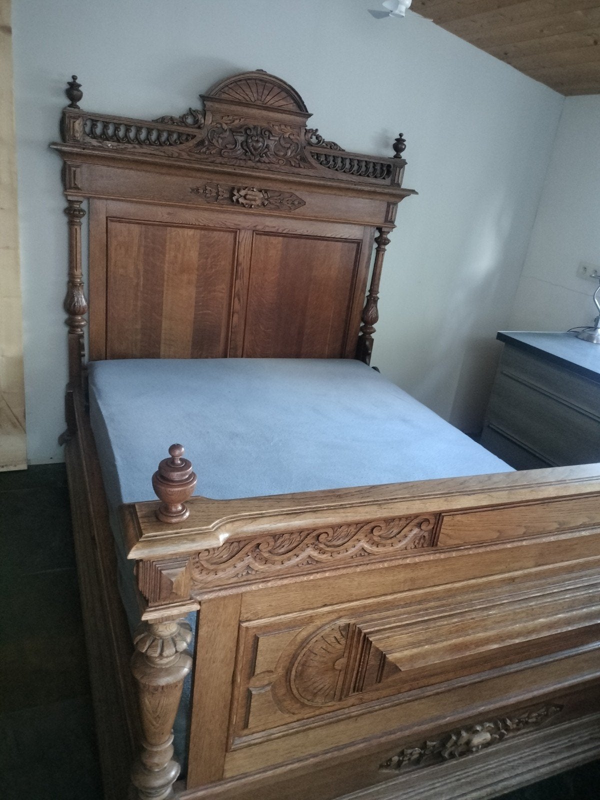 bed, Antiek en Kunst, Antiek | Meubels | Bedden, Ophalen