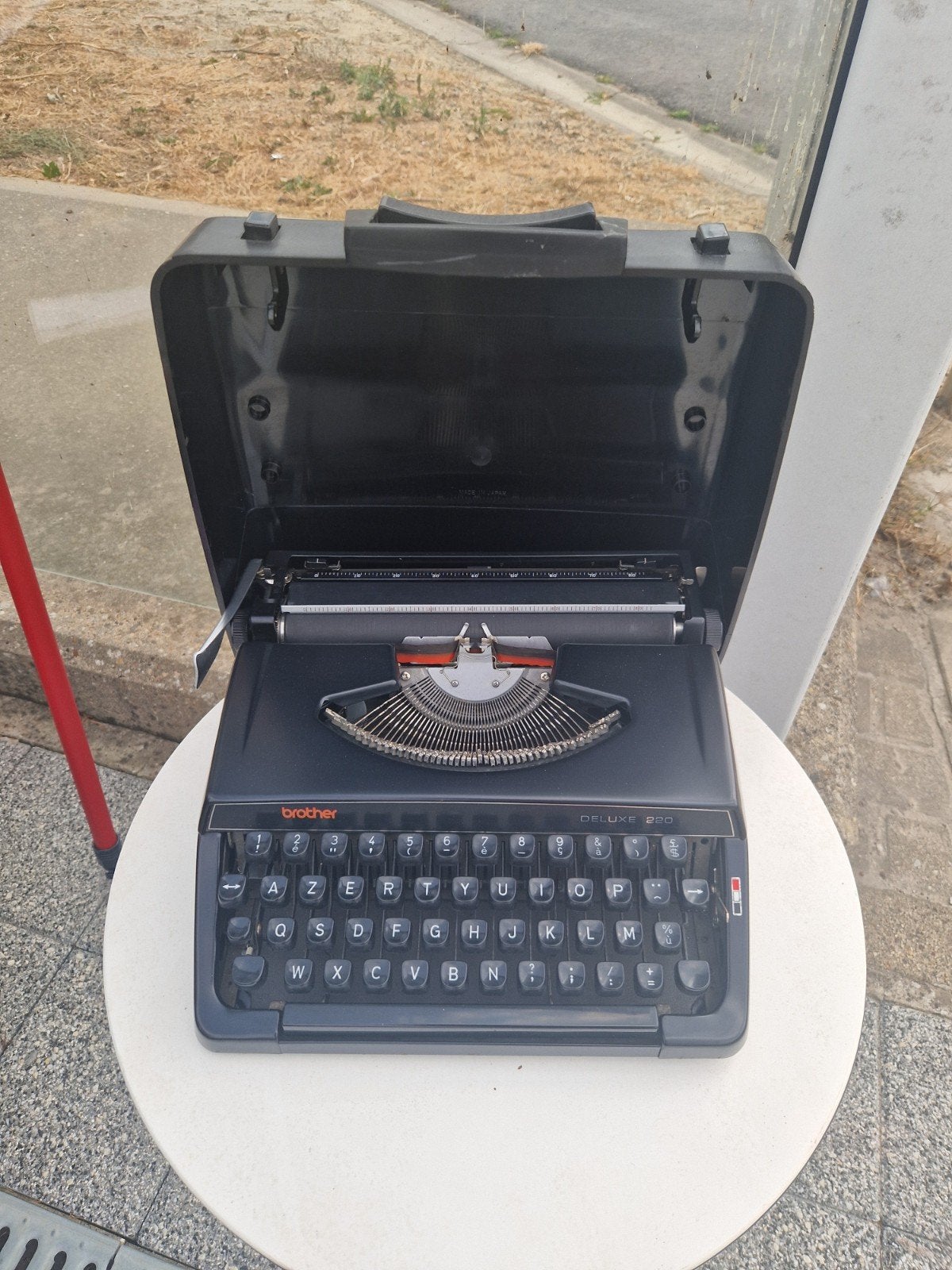 Typmachine brother, Ophalen