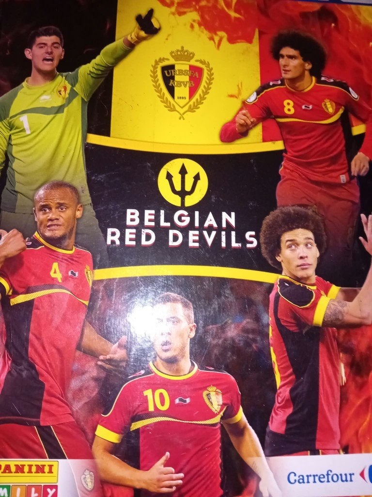 Carnet d'autocollants Panini Belgian Red Devils, Enlèvement ou Envoi, Comme neuf, Marque