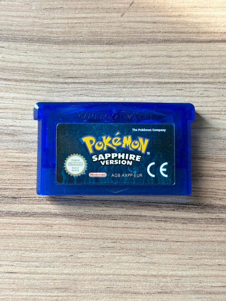 Pokémon Sapphire Game Boy Advance jeu original ++, Consoles de jeu & Jeux vidéo, Jeux | Nintendo Game Boy, Enlèvement, Comme neuf