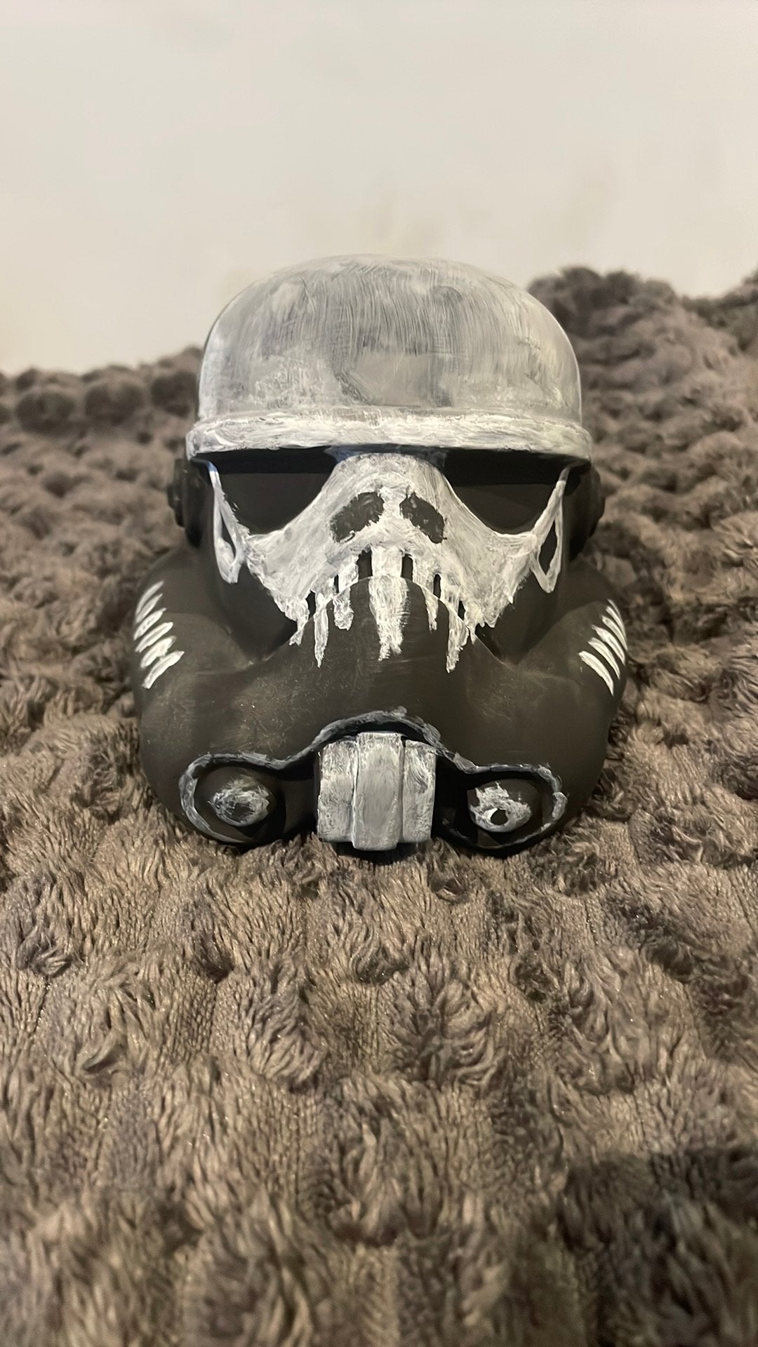 custom made starwars skull storm trooper helm, Verzamelen, Ophalen of Verzenden, Zo goed als nieuw