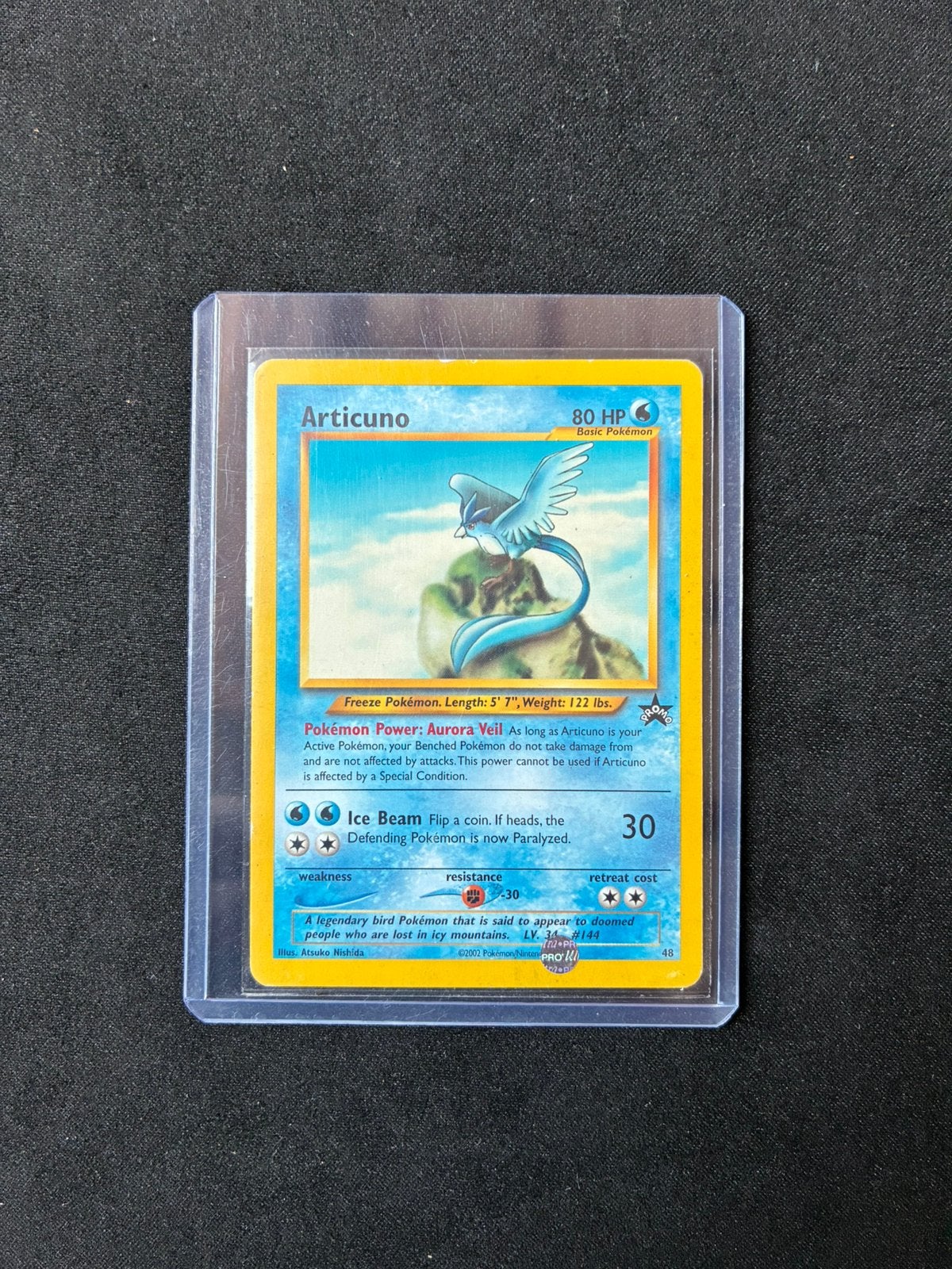 Articuno 48 Black Star Promos, Ophalen of Verzenden, Gebruikt, Losse kaart