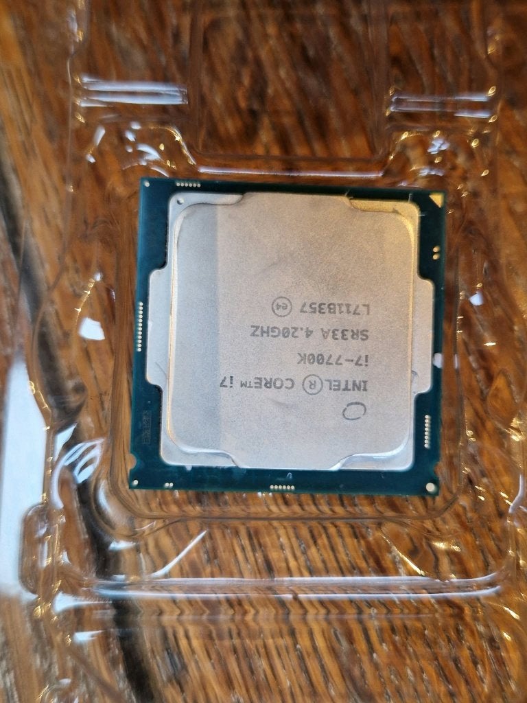 Intel Core i7-7700K processor, Computers en Software, Ophalen, LGA 1151, Gebruikt, 4-core