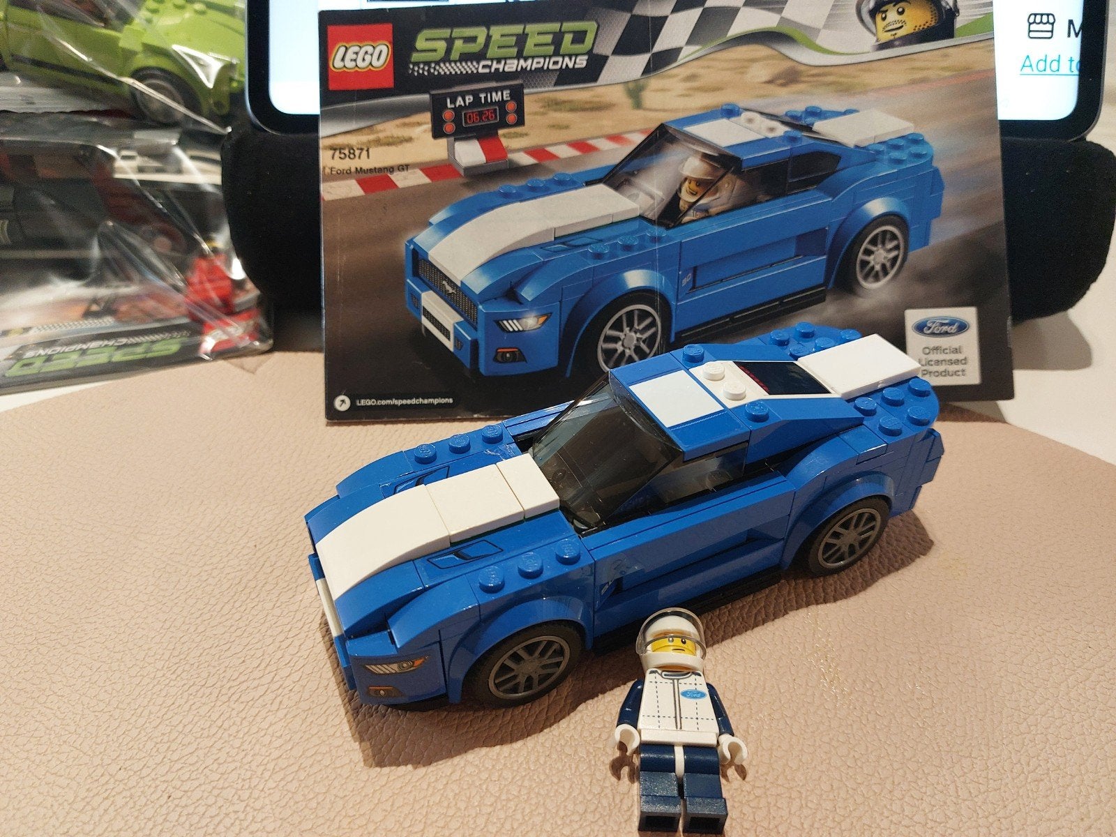 Lego Speed Champions 75871 Ford Mustang GT, Lego, Speed Champions, Ophalen of Verzenden, Compleet