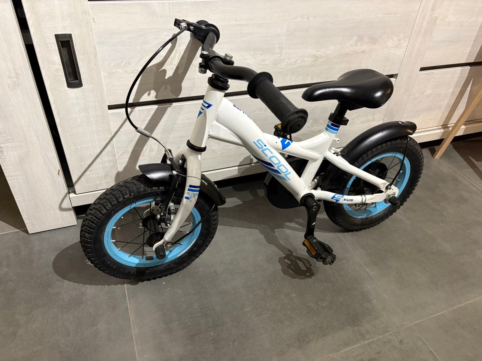 Kinderfiets 12 inch 3 4 jaar 85-100 cm, Fietsen en Brommers, Ophalen, Gebruikt, Terugtraprem, Minder dan 16 inch