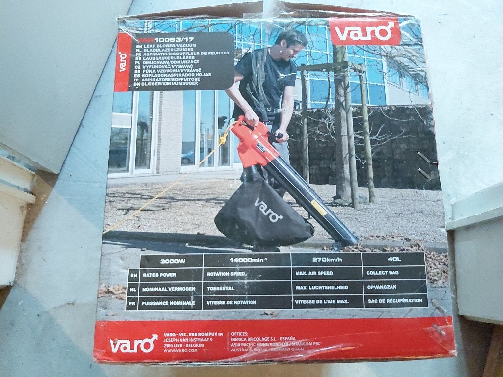 Vacuüm voor bladblazers, Ophalen, Handgedragen, Nieuw, Met opvangzak
