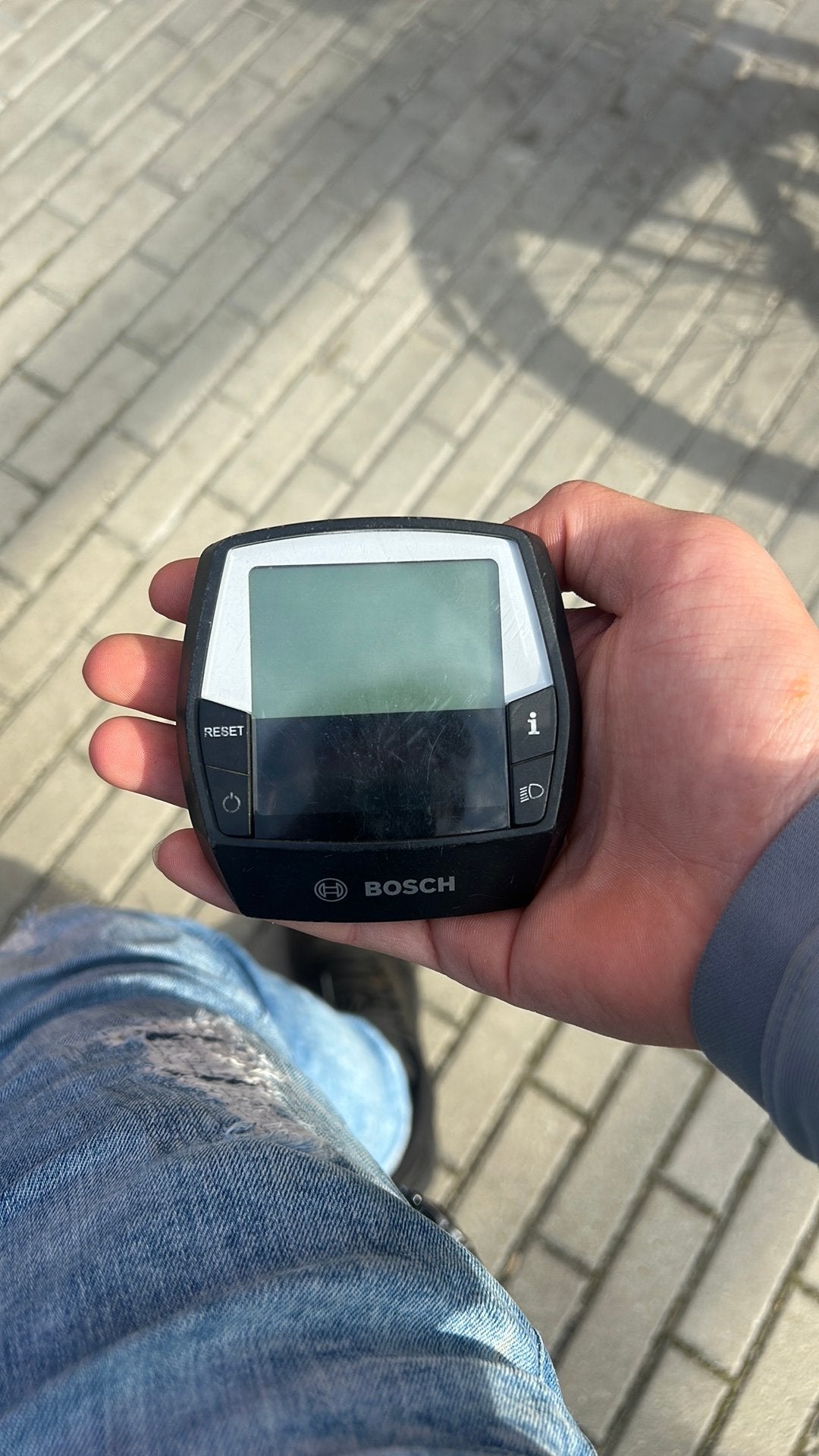 Bosch scherm, Ophalen, Zo goed als nieuw