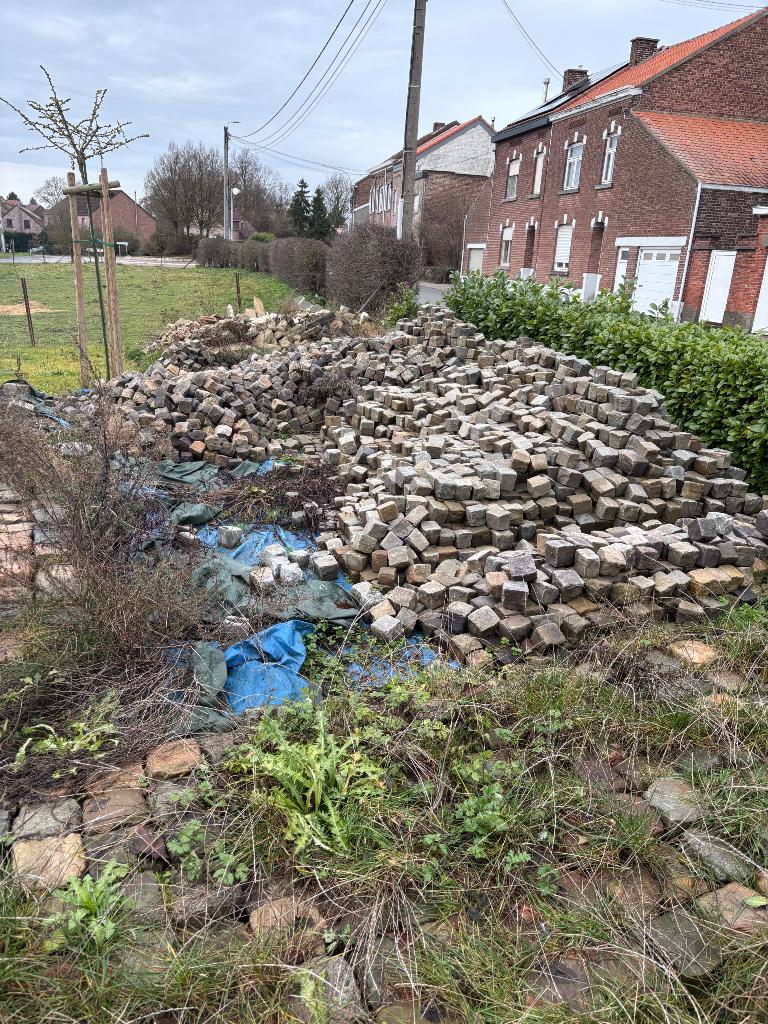 Pavés de rue, Enlèvement, Comme neuf, Pierre naturelle, Autres types