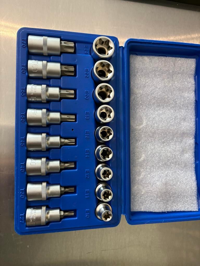 Coffret douilles torx, Ophalen of Verzenden, Nieuw