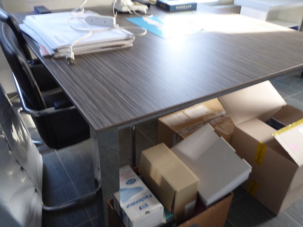 bureautafel, Huis en Inrichting, Zo goed als nieuw, Overige merken, Duo-bureau, Kunststof